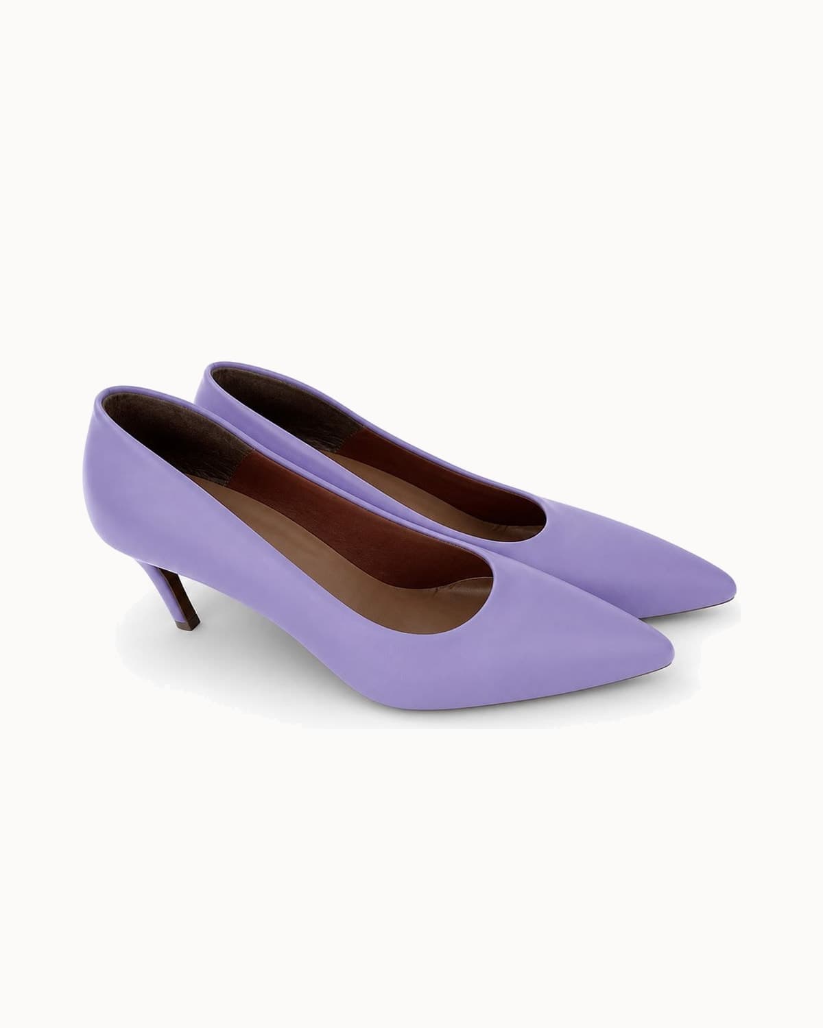 Scarpin Salto Alto Napa Roxo